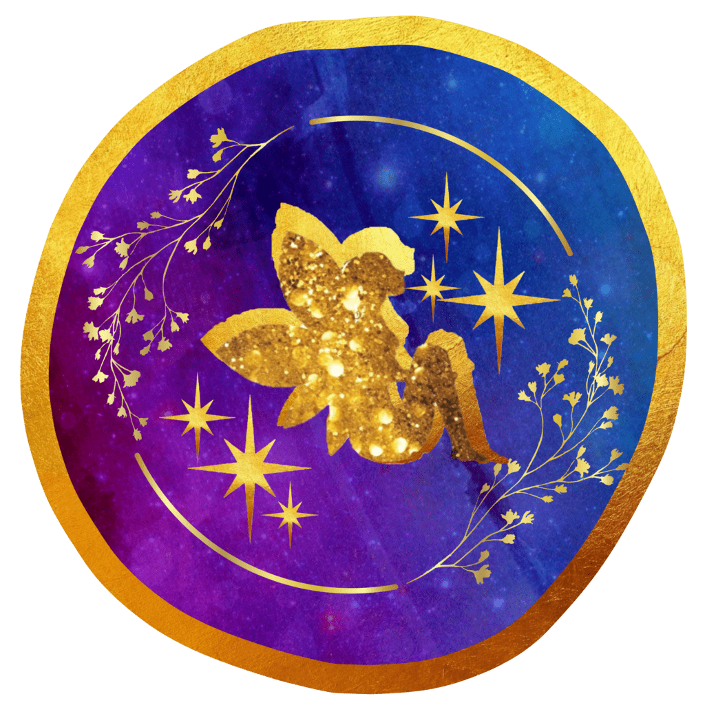 Sound Waves Heal Fairy with Stars and Flowers Circle into Circles Sound Waves Heal Fairy with Stars and Flowers Circle into Circles