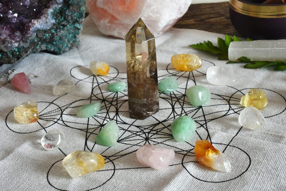 Crystal Deva Crystal grid image